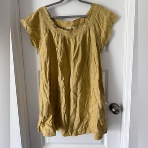 Banana Republic by Eloise gold mini dress.
